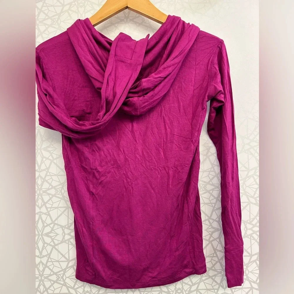 NWT Terez magenta hoodie girls size XL thumb holes front pocket